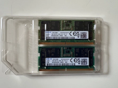 Samsung SODIMM 32 Go (2 x 16 Go) DDR5 5600 memory kit PC5 for laptop PC RAM