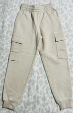 Nike Sportswear Club Fleece Cargo Pants Big Kids Small Sanddrift Beige