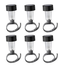 2X (6 SZTUK Solarna lampa basenowa LED do basenu Outdoor Pool Fence6758