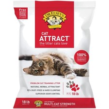 Hypoallergenic Cat Attract Litter 18-lb - Hard Clumping Clay for Easy Cleaning