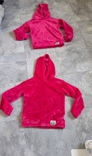 Set 2 Hoodie Fleece Pink XS 5/6 Girls LUCKY BRANDgood Condition