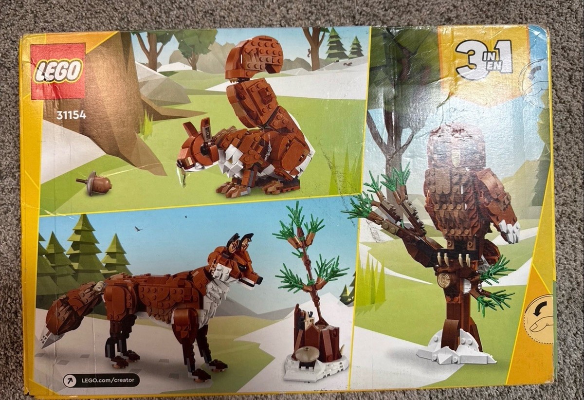 LEGO Creator 3 in 1 Forest Animals: Red Fox, 31154 NIB/ SEALED | eBay