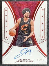 Jarrett Allen 2024-25 Panini Immaculate Collection Modern Marks Auto /49 #MM-JAL