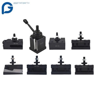 7 Pcs BXA 250-222 Wedge Set For Lathe 10-15'' With Two Extra XL Oversize Holders