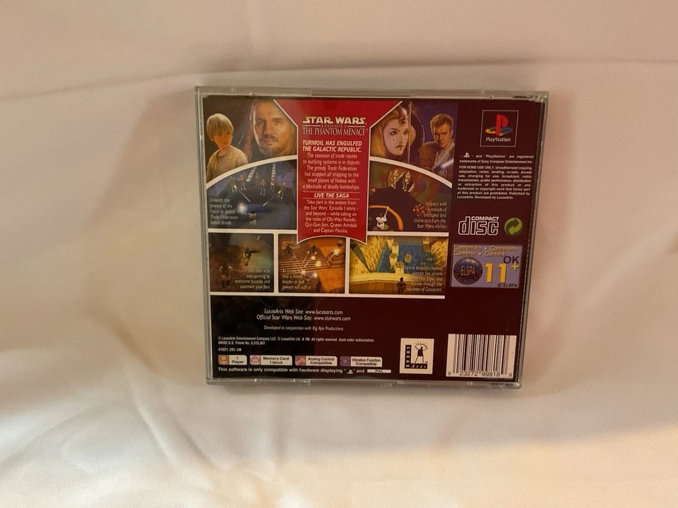 Star Wars Episode 1 The Phantom Menace - Sony PS1 Game PlayStation 1 - Image 4 of 4