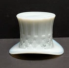Vintage Uncle Sam Stars Stripes Top Hat toothpick Milk Glass No Paint Excellent