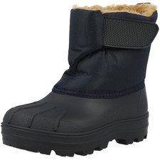 Igor Neu Navy Snow Boots Kids Winter Warm Anti-Slip Sole Rubber