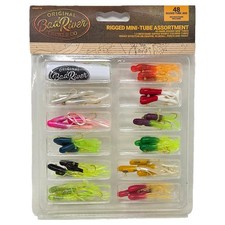 Bad River Rigged Mini Tube Assortment 63 Pc Crappie Panfish Kit BRRMT-96