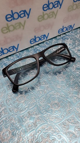 RALPH LAUREN 2184 5001 Shiny Black 53□17 145 Unisex Rectangle Eyeglasses Frames - Picture 2 of 24