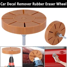 Car Decal Remover Tool Rubber Eraser Wheel for Drill Adhesive Pinstripe Sticker