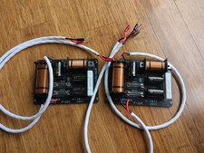 2- 2 Way Audio Frequency Divider Tweeter Bass Crossovers Filter Amplifier 1350hz