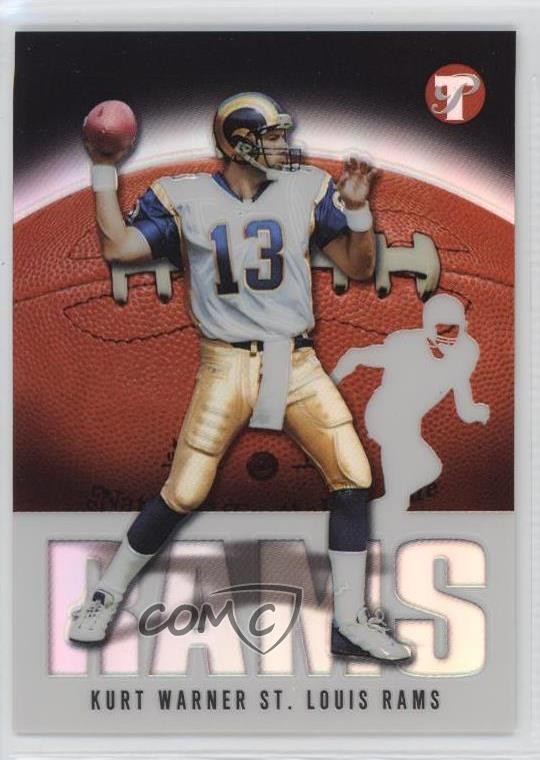 2003 Topps Pristine Refractor 47/99 Kurt Warner #37 HOF 04cw