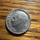 1965 Roosevelt Silver Dime From A SMS.  Special Mint Set.