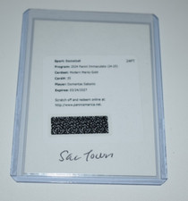 2024 Panini Immaculate Modern Marks # 35 Domantas Sabonis Gold Auto Redemption