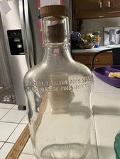 Whiskey Glass Bottle Half Pint Vintage
