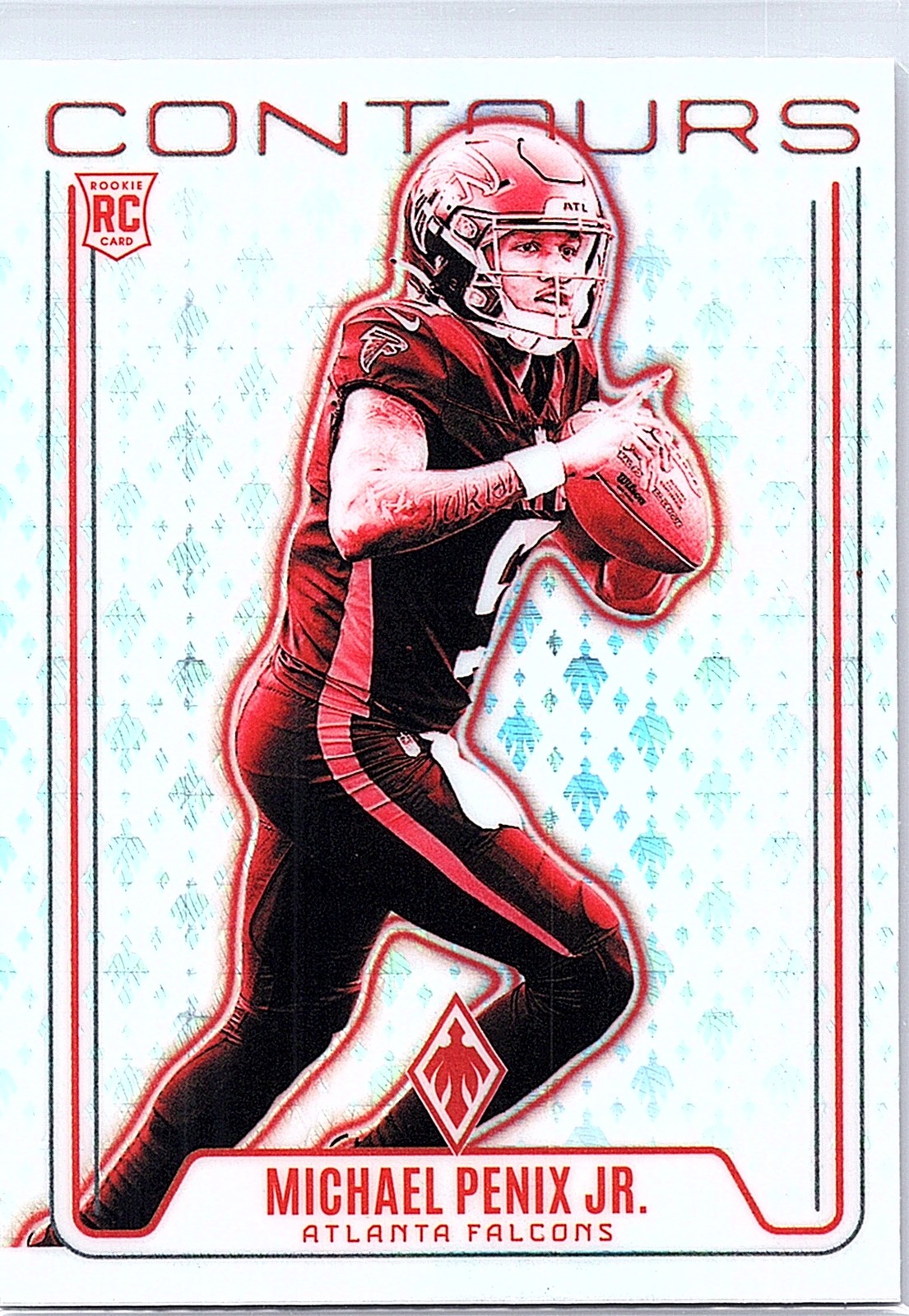 Michael Penix Jr. #CON-MPJ 2024 Panini Phoenix - Contours Pandora