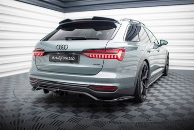 Maxton Design Diffusor Heckansatz passend für Audi A6 Allroad C8 schwarz Hochgla
