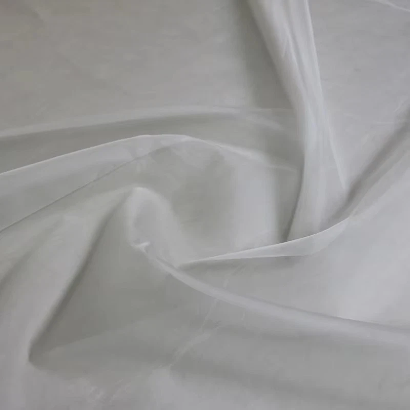 45'' Wide By Yard Natural White 100 Mulberry Silk Organza Fabric Gauze Off White - Image 3 of 4