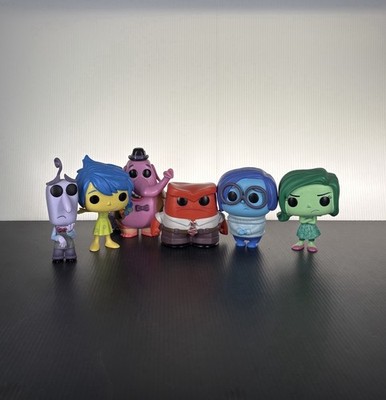 Funko Pop! Disney Pixar Inside Out Complete Set of 6 Joy Sadness Anger Loose
