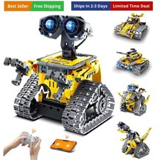 STEM Robot Building Kit Gift for Boys Ages 8-12 with Remote Control, Technic ...
