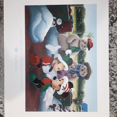 DCL  There s  Snow  Place Like Here For The Holidays  Lithograph