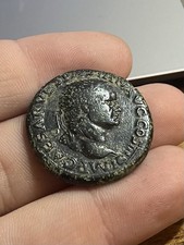 RARE 74 AD Dupondius Vespasian Roman Empire Ancient Old Coin Rome Mint
