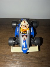 MICKEY MOUSE Racer Toy Car Disney M-1 Champ 1928 Masudaya Japan Vintage 1988
