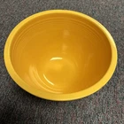 Fiesta Ware Mixing Nesting Bowl #6 yellow Vintage 9 3/4" -  - READ rim chips