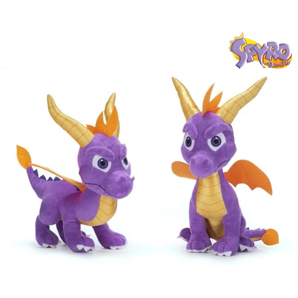 ACTIVISION SPYRO Spyro Plüschtier 27 cm - sitzend / stehend - Drache Stofftier Kuscheltier NEU✅