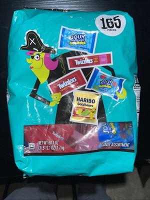 HARIBO, JOLLY RANCHER and TWIZZLERS Assorted Fruit Flavored, 165 Pieces Bulk Bag