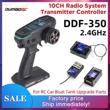 DUMBORC DDF-350 2.4G 10CH Radio Remote Controller with Receiver For RC Car Boat