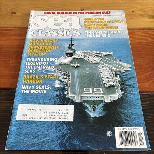 Complete Volume 23 1 - 12 SEA CLASSICS Magazine Key Issue February 1990 Navy - Picture 2 of 17