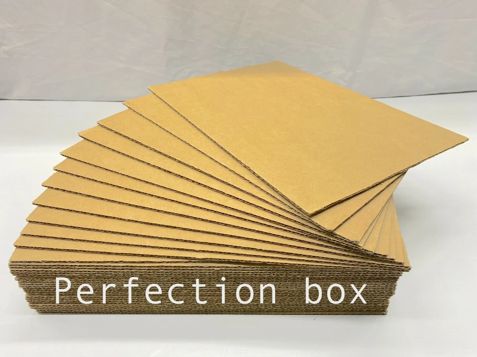 PERFECTION BOX LTD A5 A4 A3 A2 A1 Single Wall Corrugated Cardboard Sheets Divider Art Craft Pads