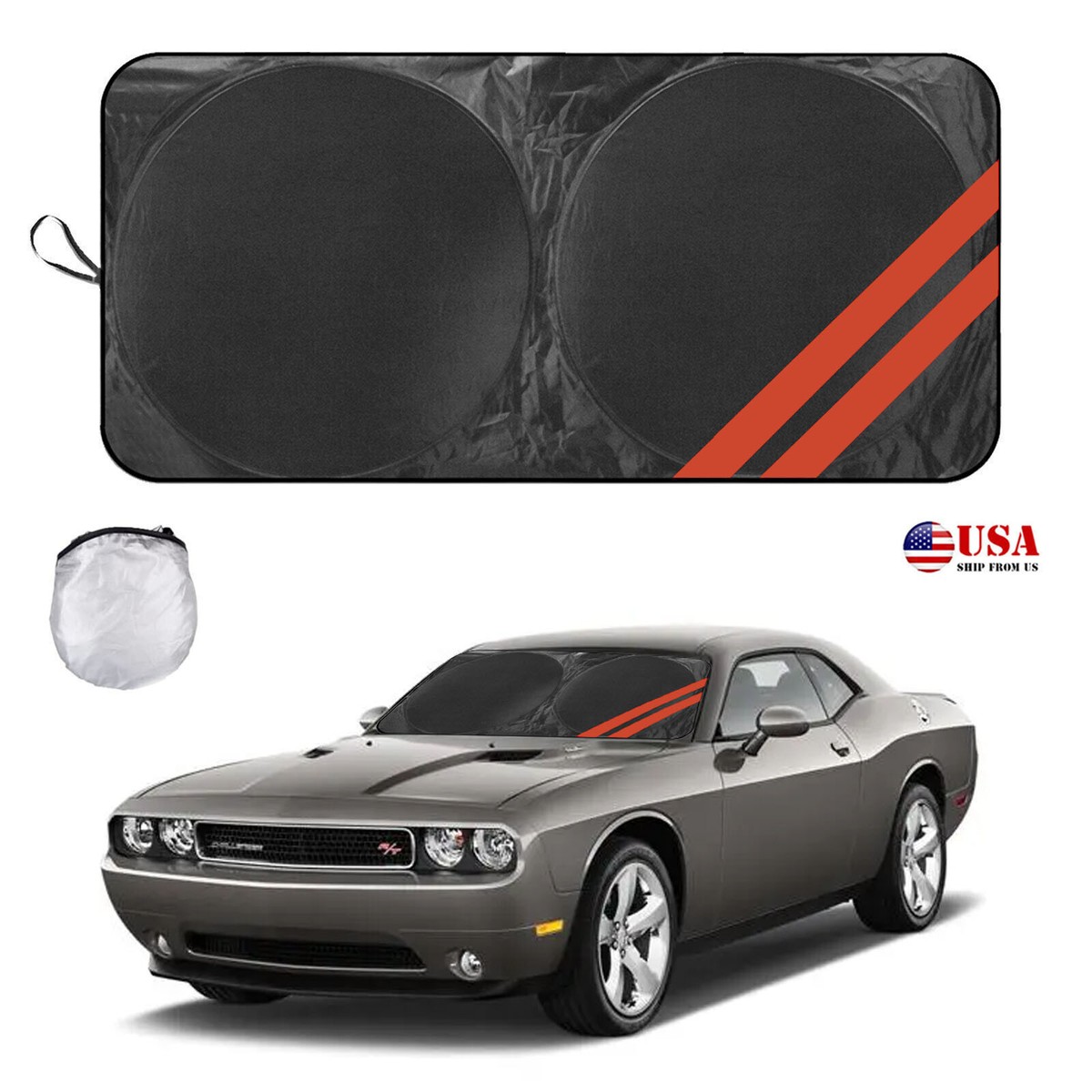 【CHALLENGER】CHALLENGER「BANDANA SUNSHADE」 Amazon.com: Pigenius Windshield Sunshade for Dodge