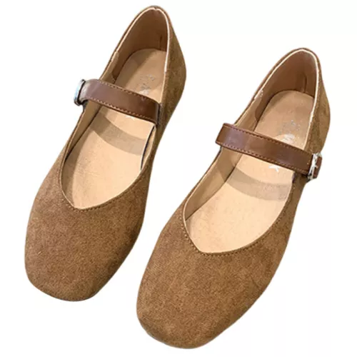 Ballerine donna slip on scuola Mary Jane punta tonda decolte comode ragazza passeggio - Foto 21 di 27