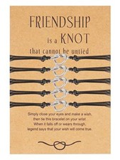 Best Friend Bracelet Love Knot Bracelets for M:5pcs friendship bracelets for 5