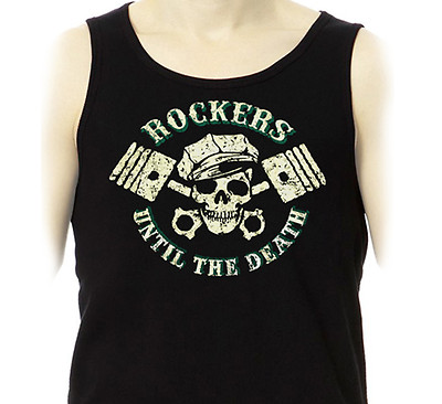Rockers Tank Top Rockabilly Rock N Roll Motorcycle Marlon Brando Biker Tank Top