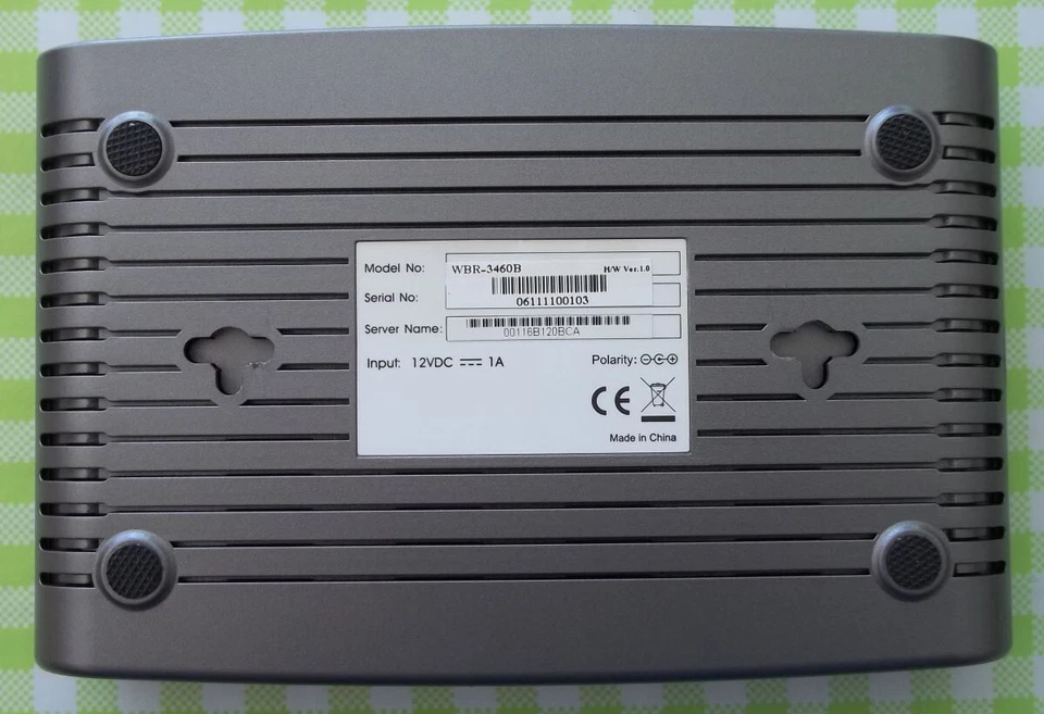 ADSL2+ Modem Router level one WBR-3460 - Bild 4 von 4