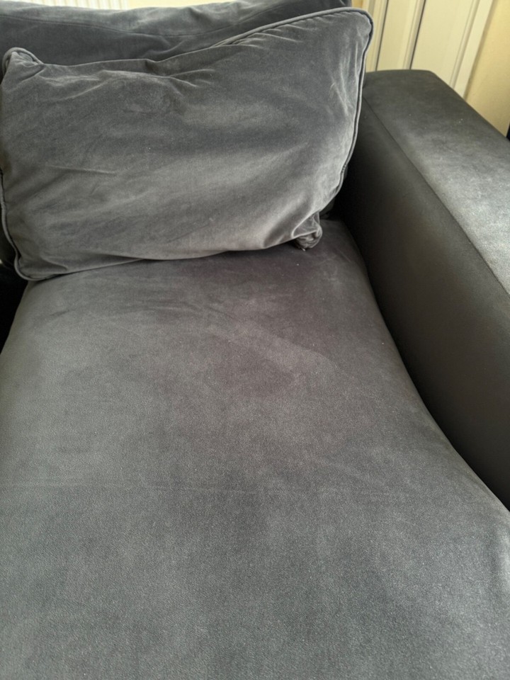 Next Sofa Chaise Charcoal Left Hand eBay