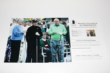 JACK NICKLAUS GARY PLAYER SIGNED THE MASTERS 11x14 PHOTO BECKETT COA BAS AUGUSTA