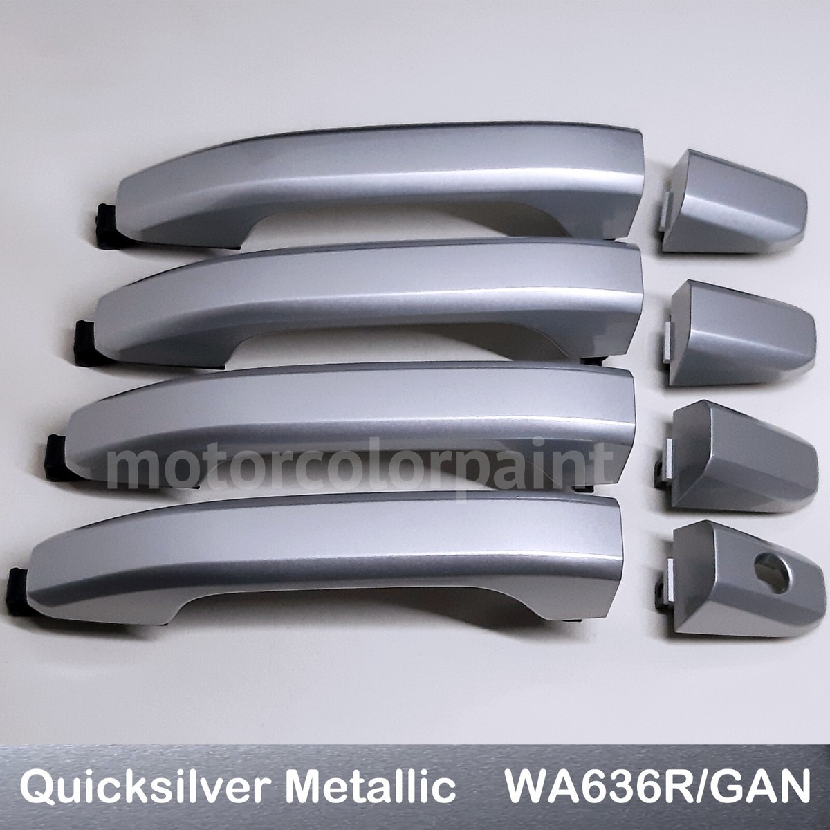 2014-2018 GMC Sierra Front & Rear Door Handle Quicksilver Metallic