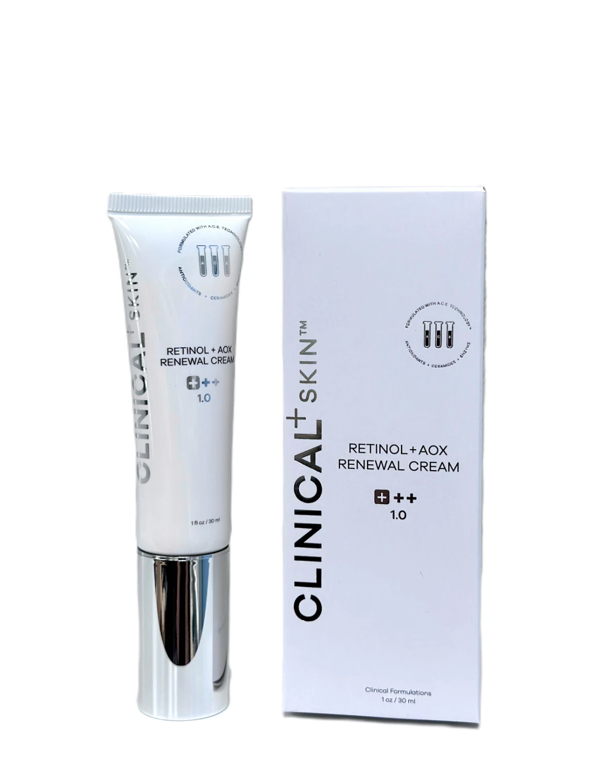 CLINICAL + SKIN Retinol + AOX Renewal Cream 1 oz BRAND NEW
Opens in a new window or tab