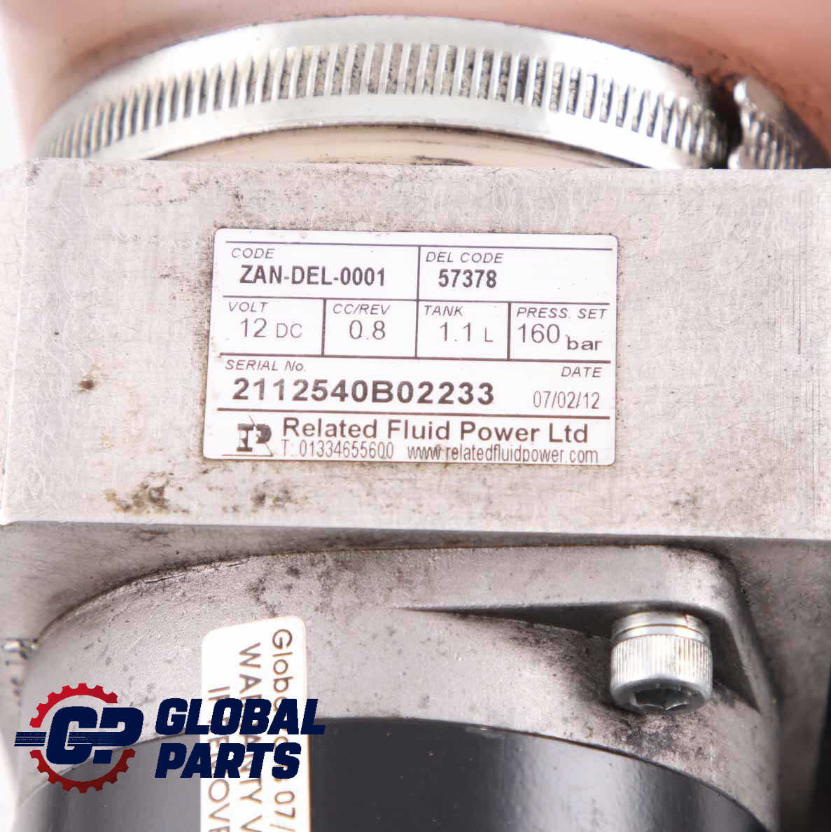 Mercedes Sprinter W906 Tail Lift Hydraulic Pump Unit 12V 160 bar ZAN