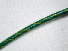 Alpha Wire 3080 #12awg Hook Up Wire 600V 105C MTW TEW Green/Yellow Spiral /10ft
