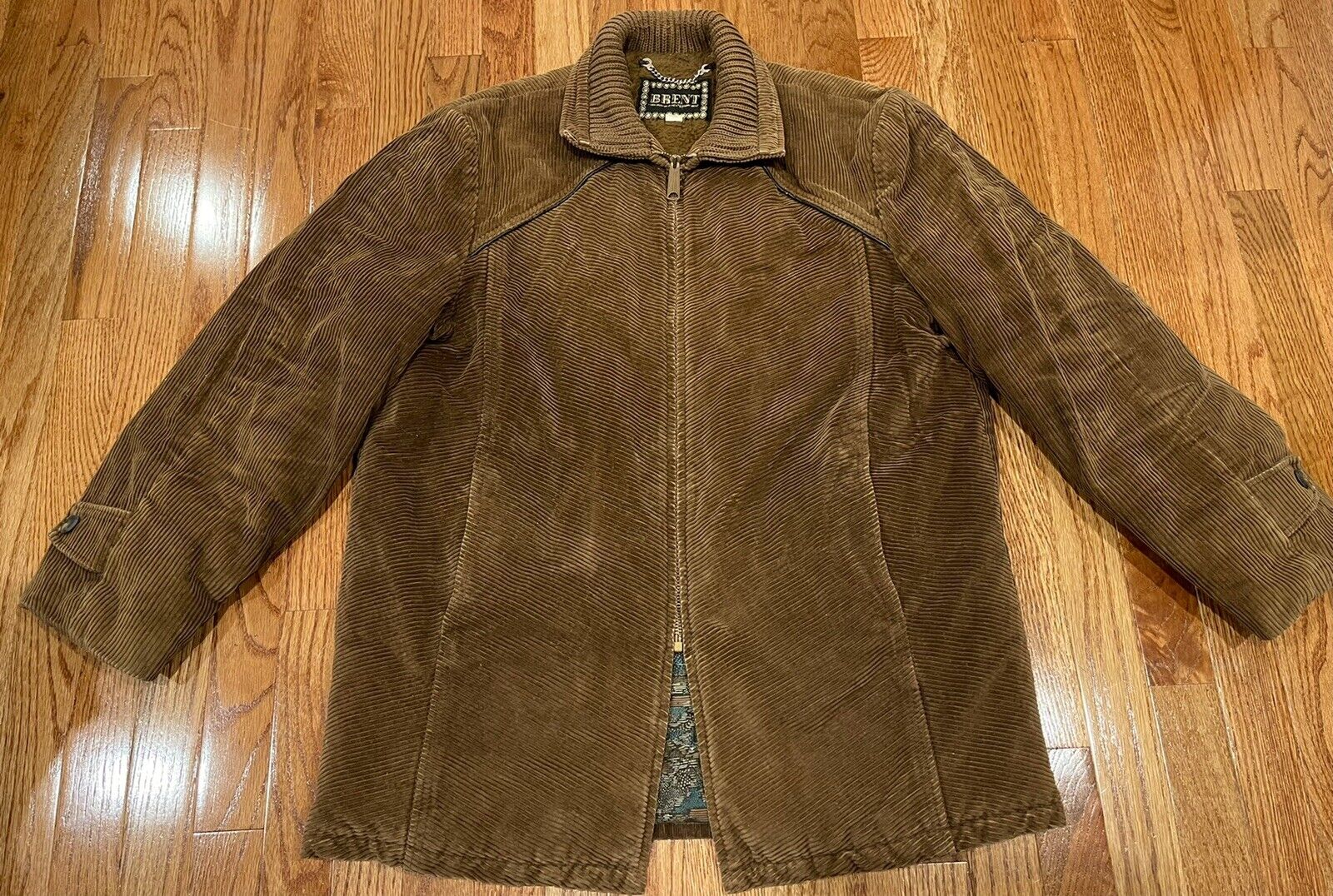 Brent Vtg. Montgomery Ward Men corduroy jacket, brown, large