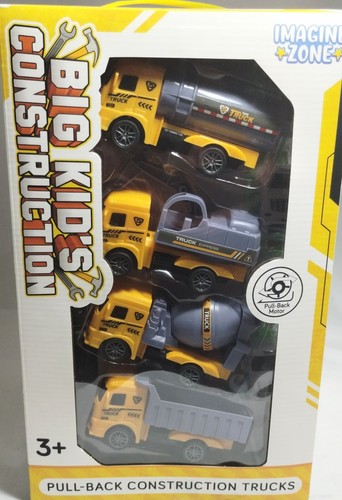 16PCS/Set Construction/Fire Engine/Garbage Truck/Military Toy Trucks Pull Back - Picture 5 of 8