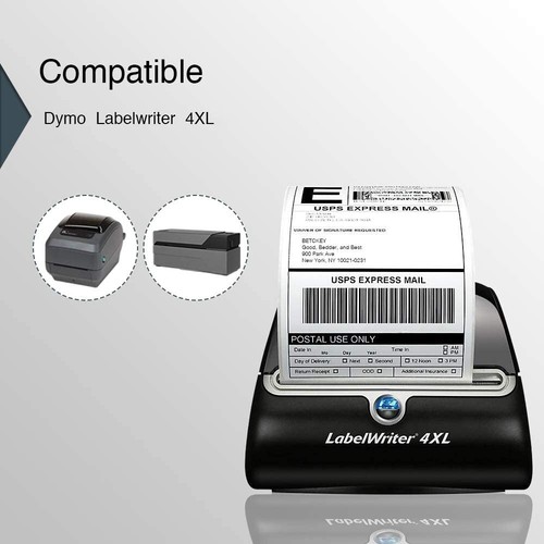 10x Compatible Dymo 5XL Large Shipping Labels 104 x 159mm SD0904980 With Chip - Picture 3 of 4