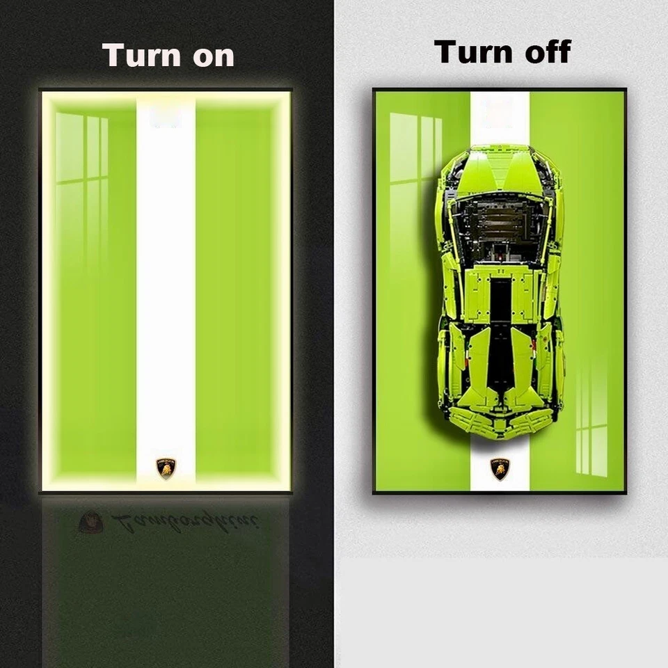 31.5" LED Metal Display wall mount for LEGO 42115 Lamborghini Sián FKP 37 (B) - Image 2 of 4