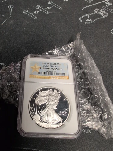 2014-W American Eagle 1 oz .999 Silver Dollar Proof Coin NGC PF70 Ultra Cameo 