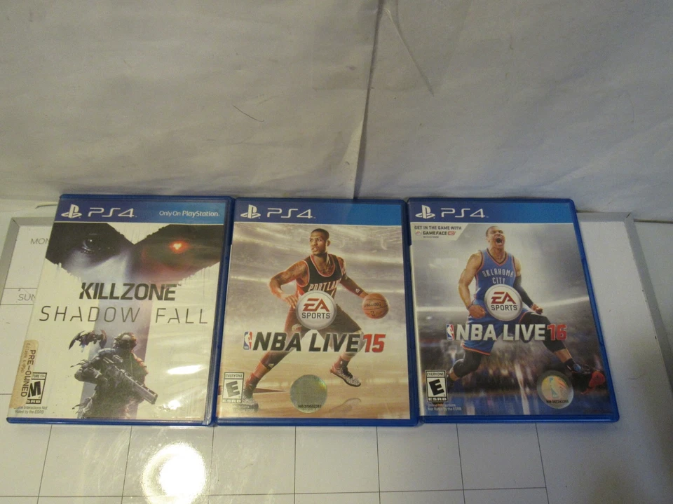 Lote de 9 juegos PS4 Madden NFL 17, NBA 14 2k15 Live 15 16 MLB 15 16 B97 Foto 3 de 4